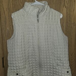 KEREN hart Textured Cream Vest